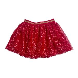 Epic Threads gold & silver metallic sparkle tulle skirt 4T